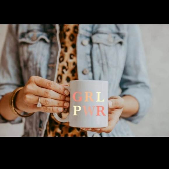 Matty & Lux Other - GRL PWR - Coffee Mug - White Ceramic Mug NWOT